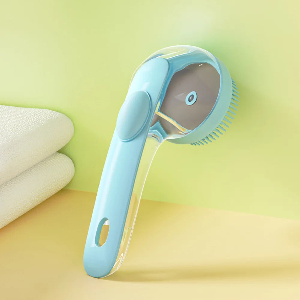Pet Bath Brush for Small Dogs & Cats: Specialized Dog Washing Tool, Massage Scrub Brush - Pet Bathing Essential for